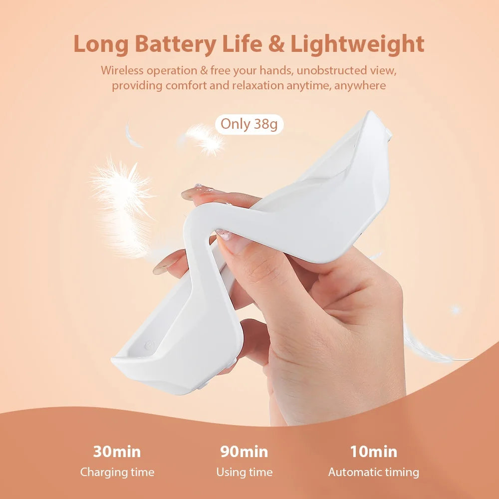 Foreverlily EMS Eye Massager — Red Light Therapy for Tired Eyes